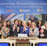 American Humane Association Rings The Closing Bell At The New York Stock Exchange