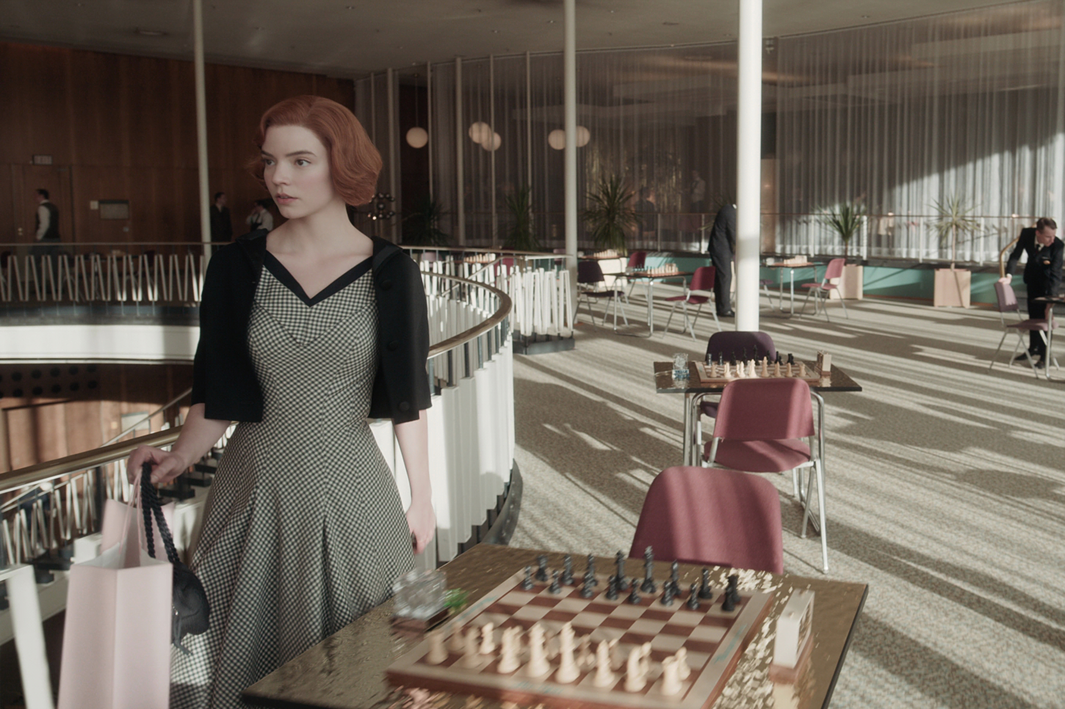Trends International Netflix The Queen's Gambit - Chess Framed