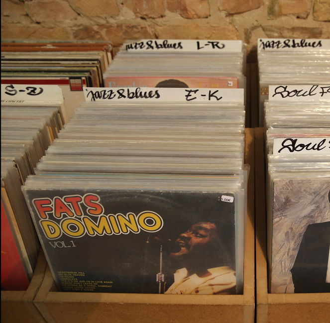 Vinyl Music Records Store In Berlin