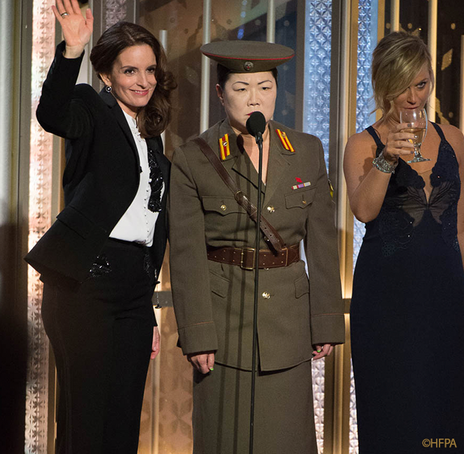 On stage at the 72nd Golden Globe Awards Part 4 Golden Globes