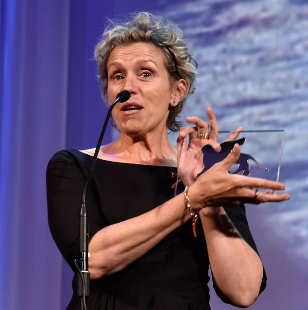 Frances McDormand Is Awarded With Persol Tribute To Visionary Talent Award 2014 - 71st Venice Film Festival