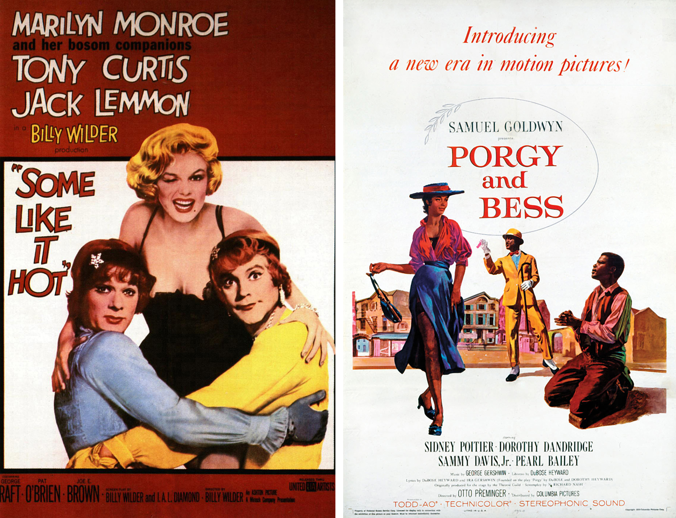 1960 Musical Porgy and Bess Comedy Some Like It Hot Golden