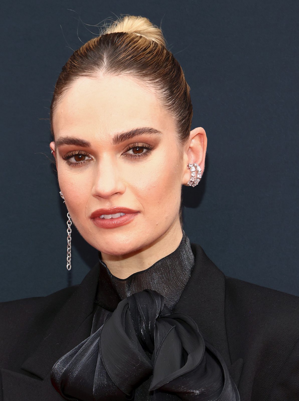 Lily James Golden Globes