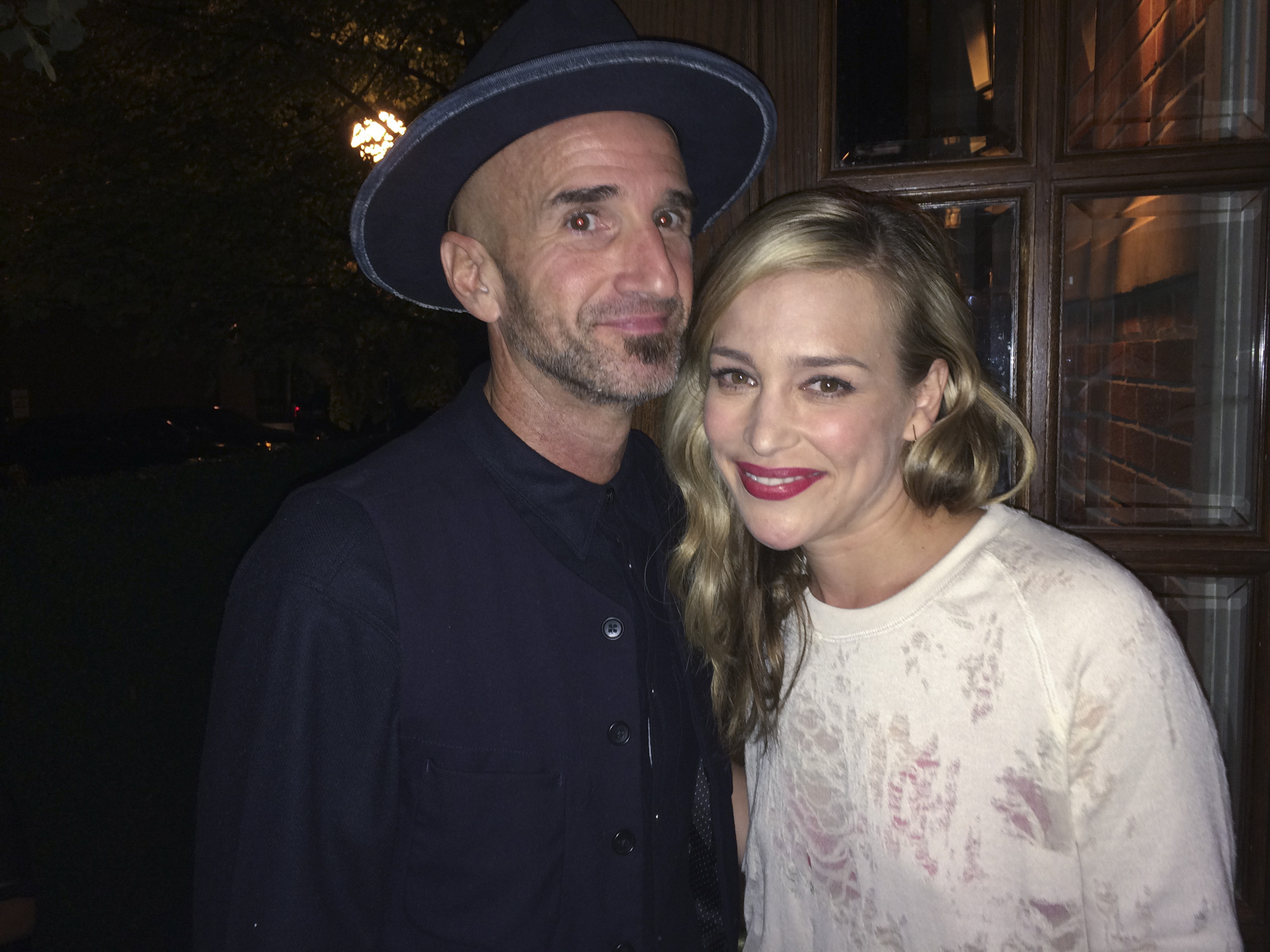 Piper Perabo  and husband