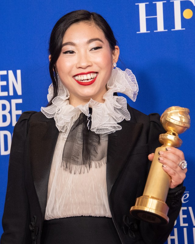 Awkwafina . - Golden Globes