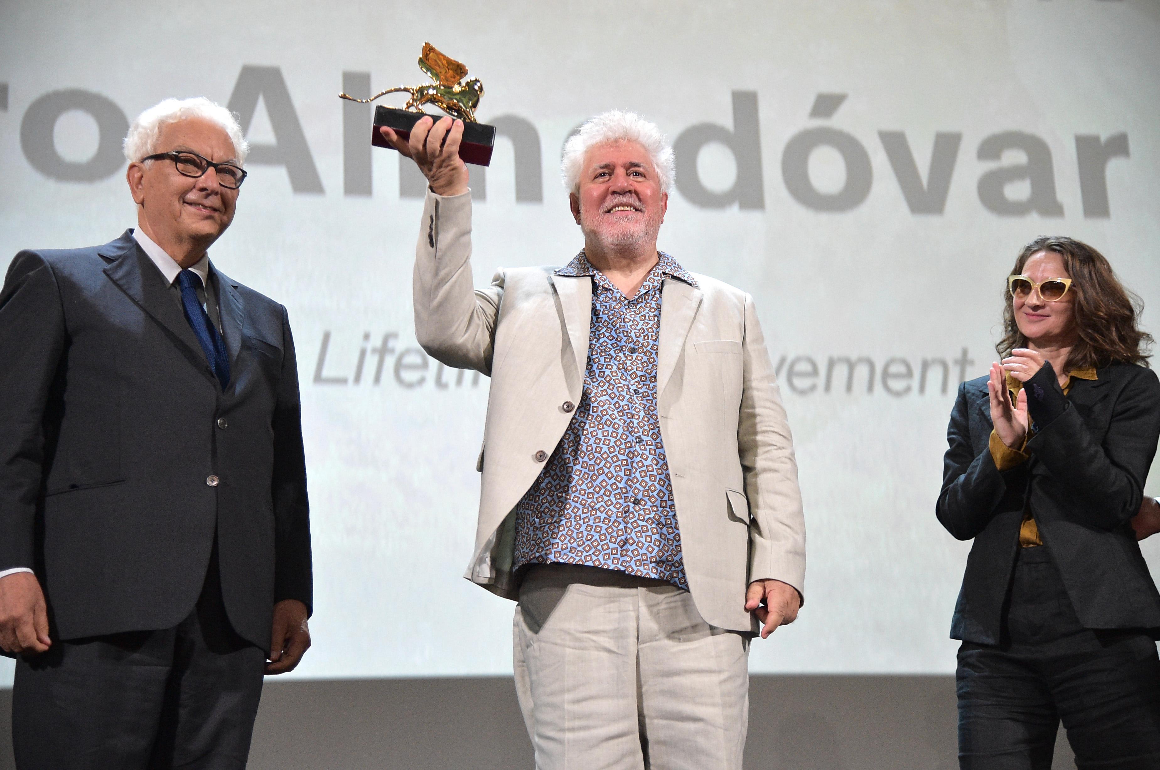 Pedro Almodovar Golden Lion Ceremony - The 76th Venice Film Festival