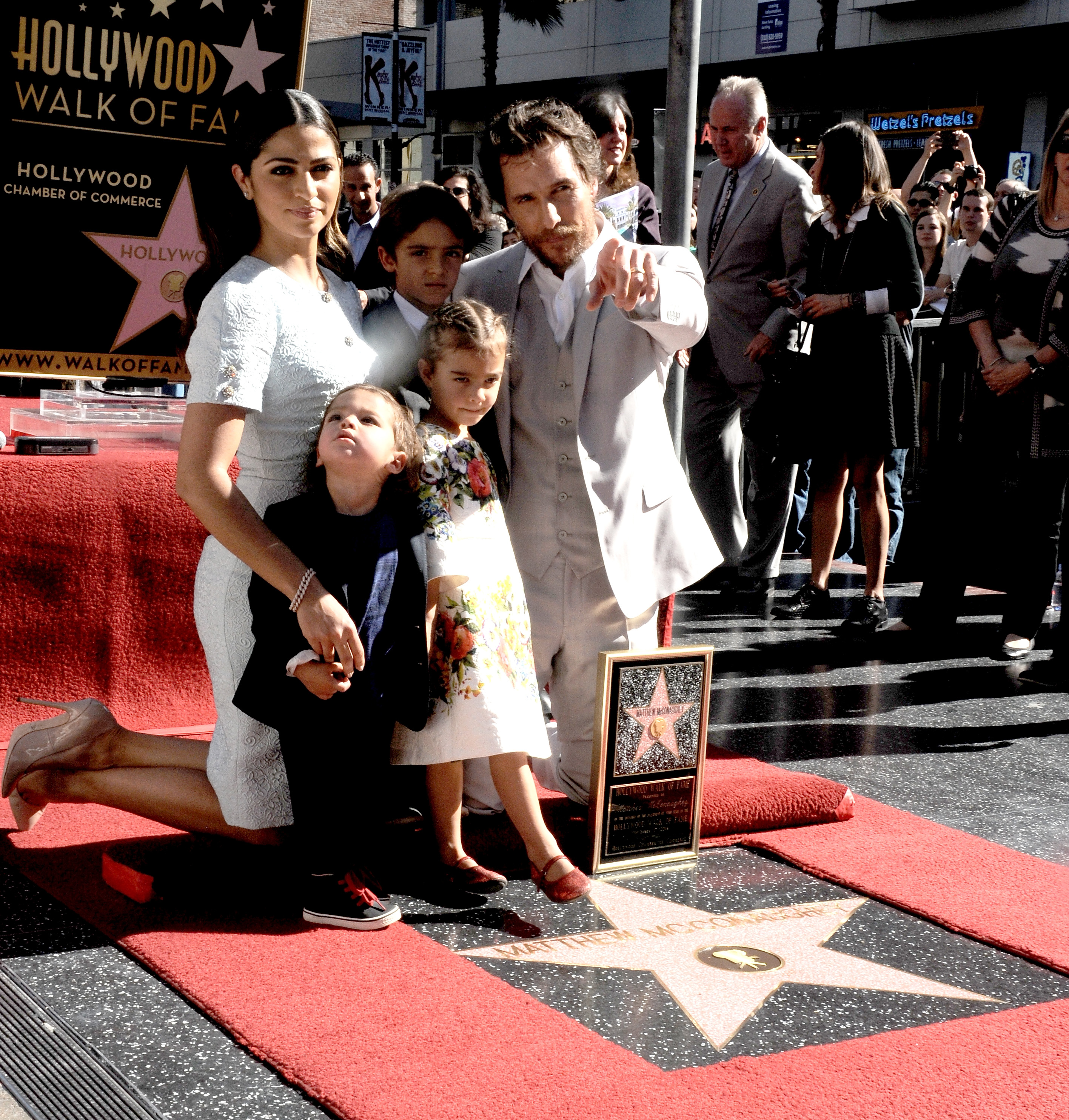 Matthew McConaughey Honored On The Hollywood Walk Of Fame