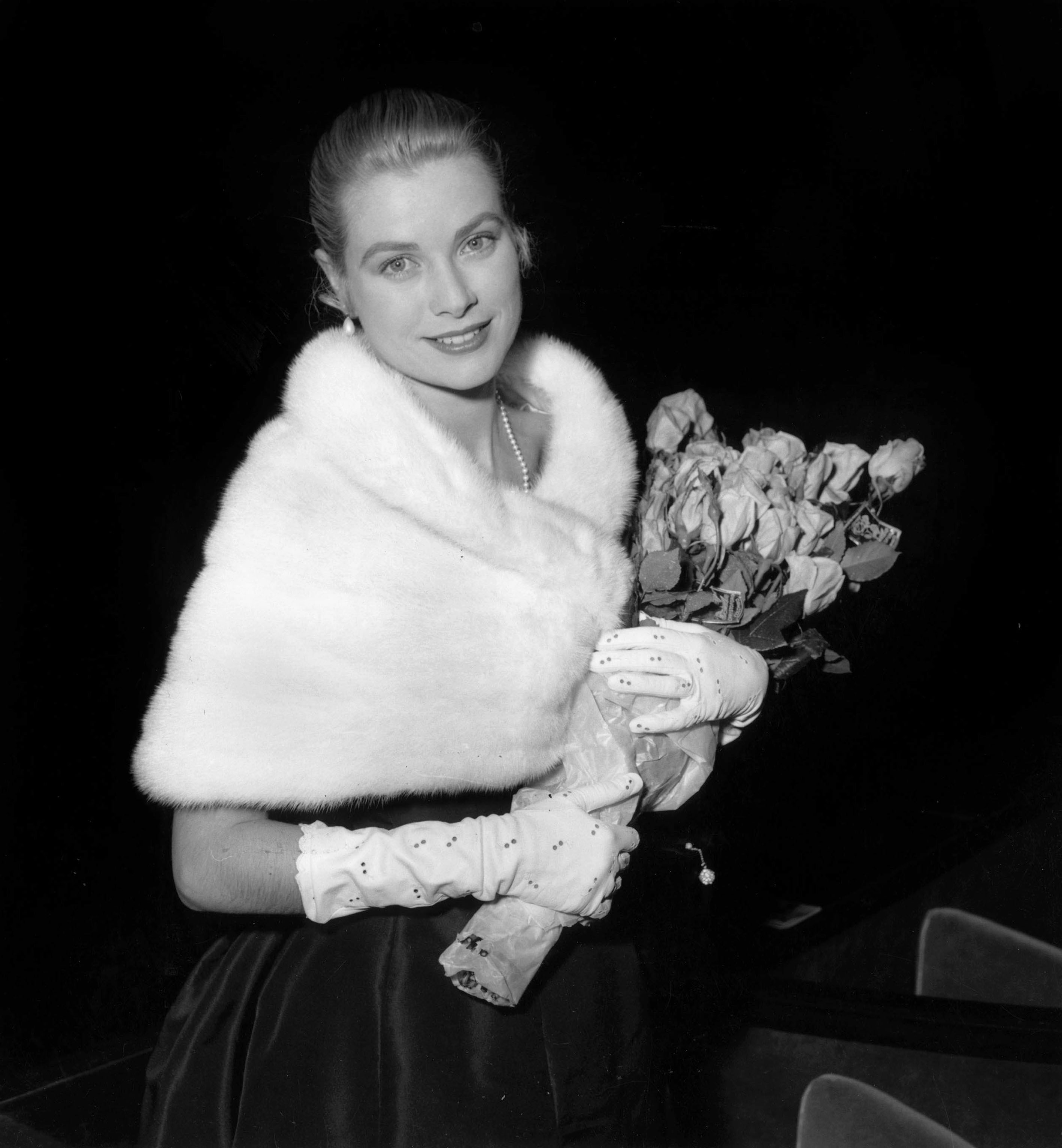 Actress Grace Kelly in Cannes, 1955