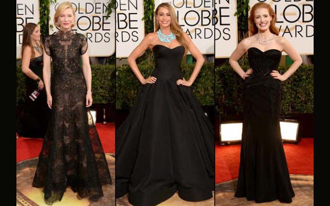 Trending: A Twist on Classic Black Dress Wins Big on the Red Carpet ...