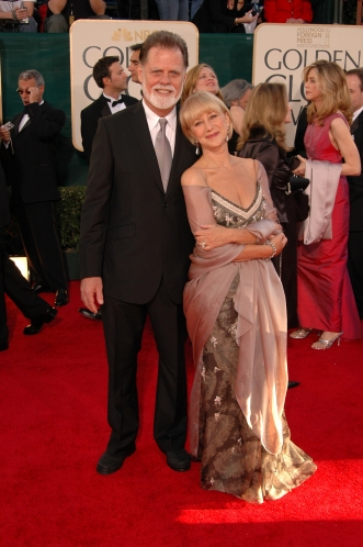 Taylor Hackford and Helen Mirren in 2005