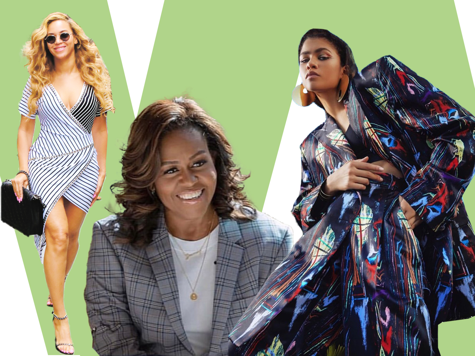 Beyoncé, Michelle Obama, and Zendaya