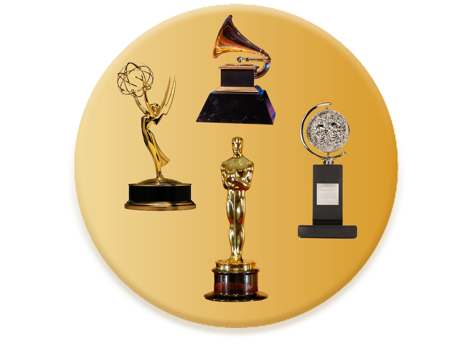 Emmy, Grammy, Oscar, Tony Awards