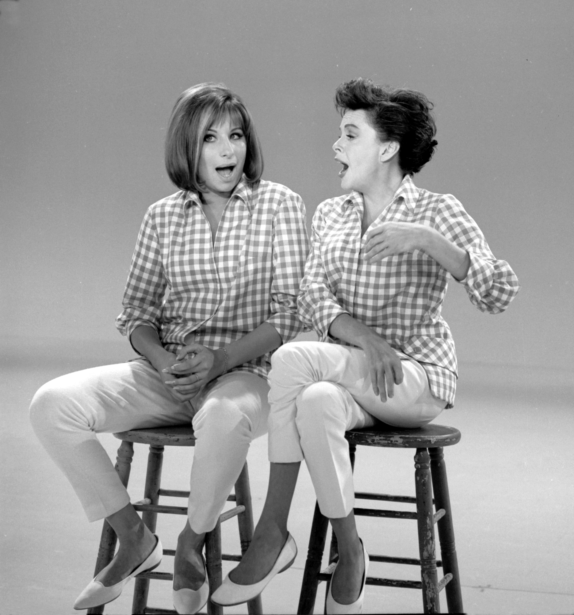 "The Judy Garland Show" featuring (from left) Barbra Streisand; Judy Garland, October 4, 1963