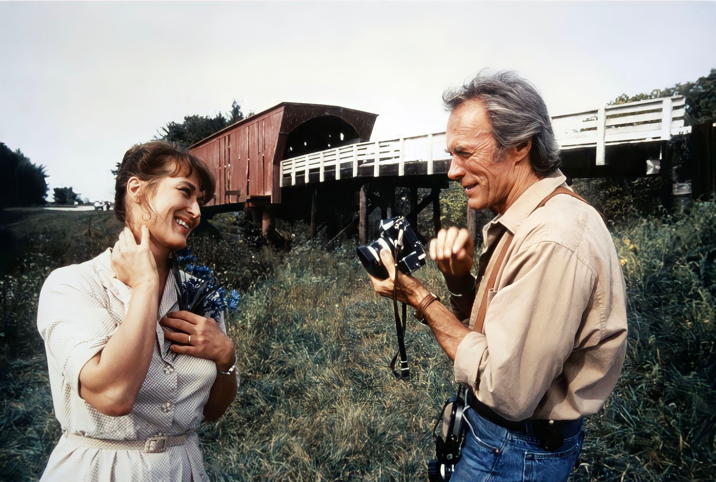 Meryl Streep and Clint Eastwood in The Bridges of Madison County
