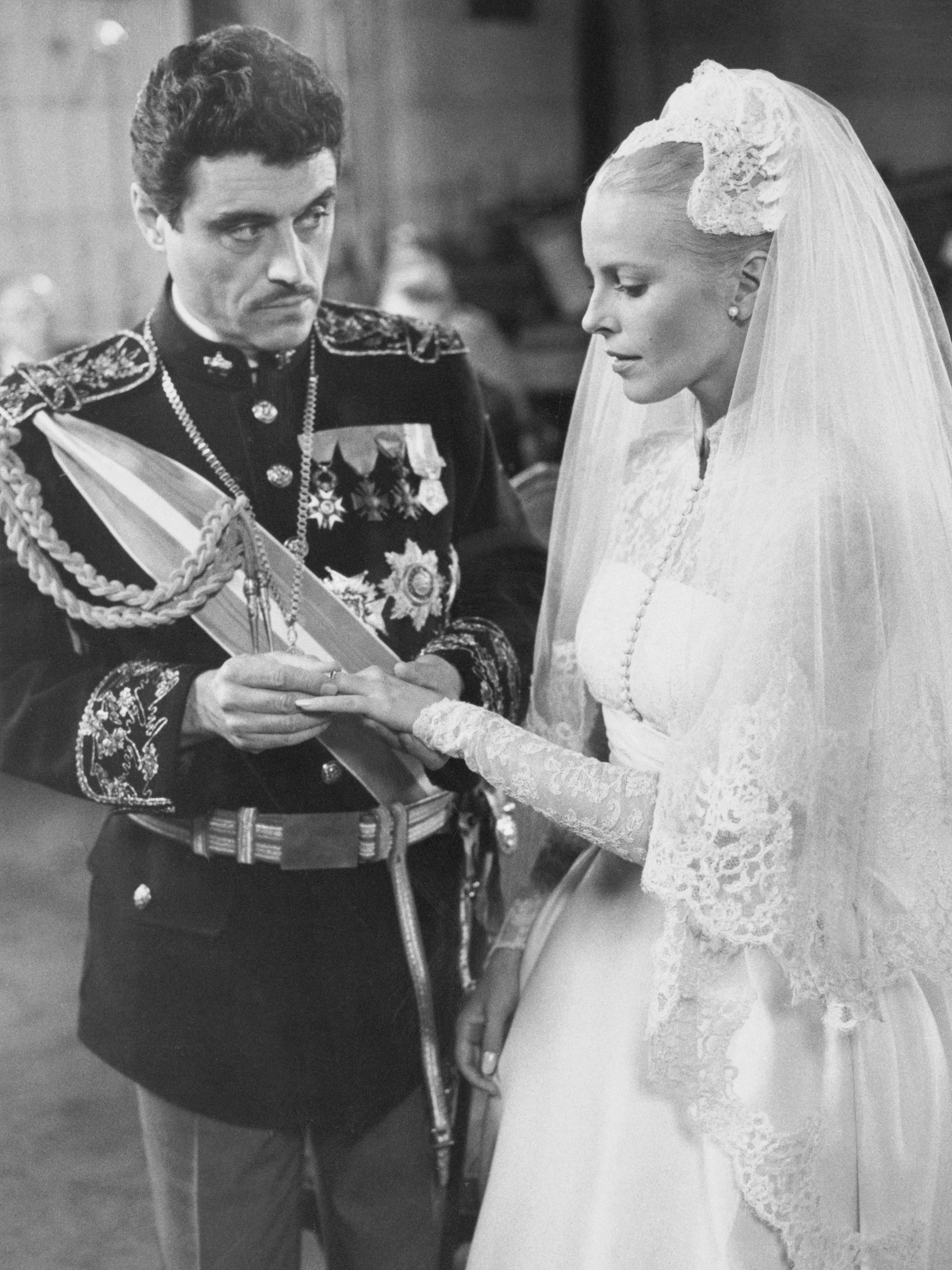 Cheryl Ladd and Ian McShane star in the 1983 movie "The Grace Kelly Story"