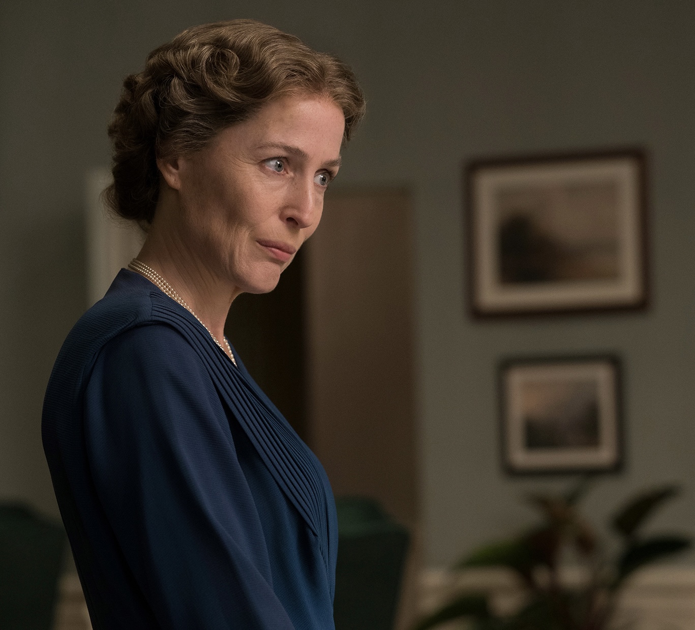 Gillian Anderson as Eleonore Roosevelt in The First Lady