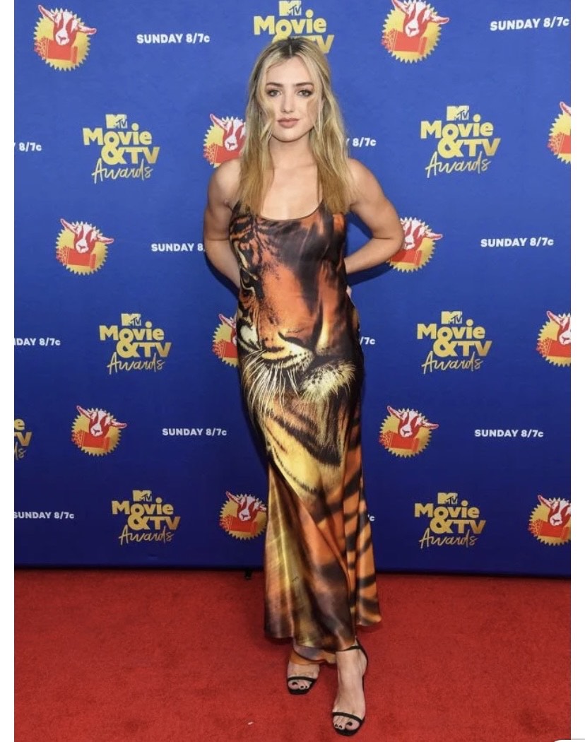 Mickey Freeman styling client actor Peyton List for MTV Movie & TV Awards 