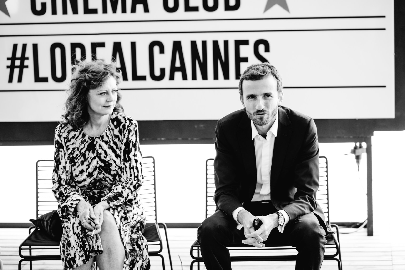 L'Oreal At The 70th Cannes Film Festival B&W - #Canniversary
