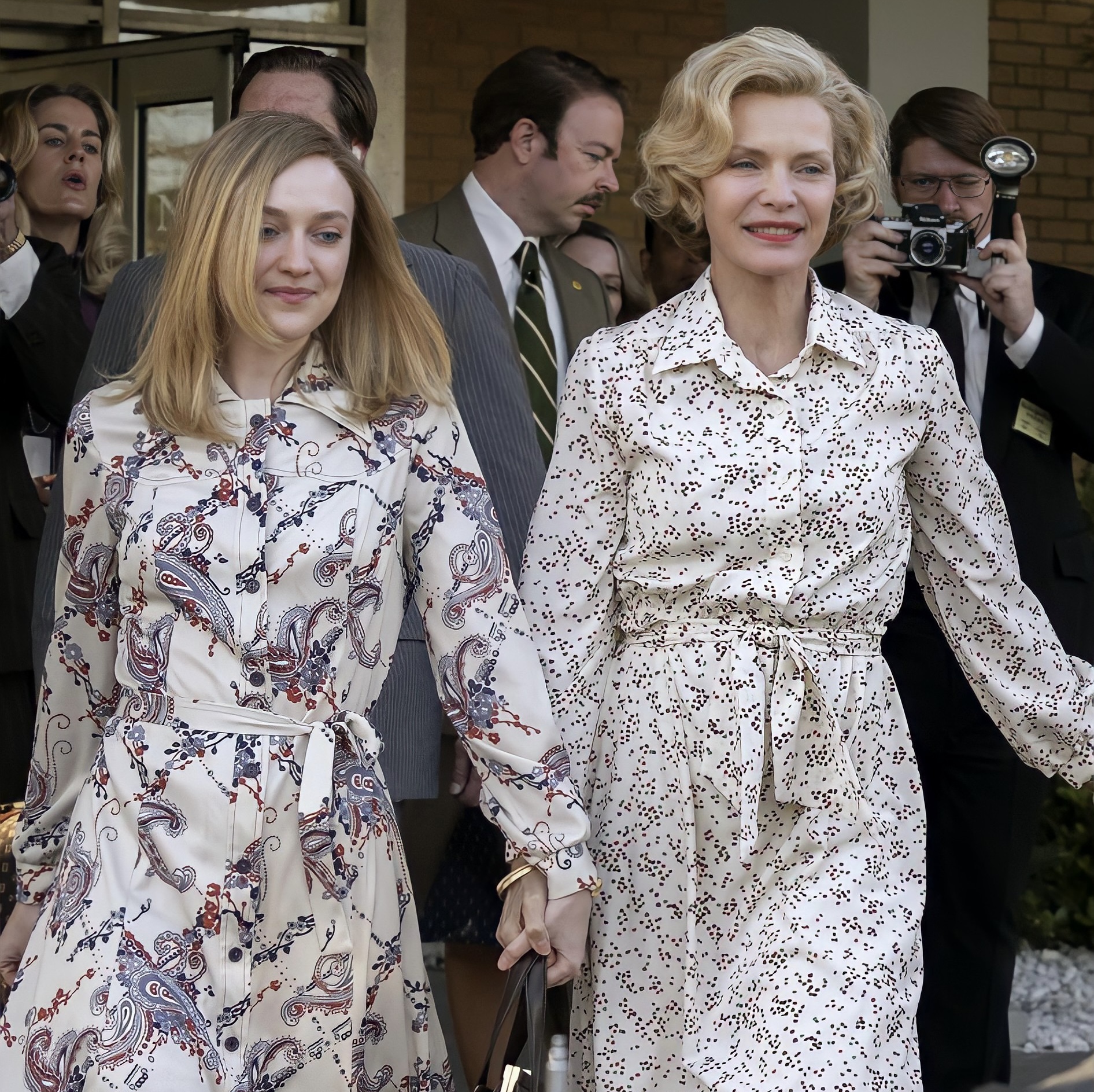 Dakota Fanning Michelle Pfeiffer as Susan Elizabeth and Betty Ford in The First Lady