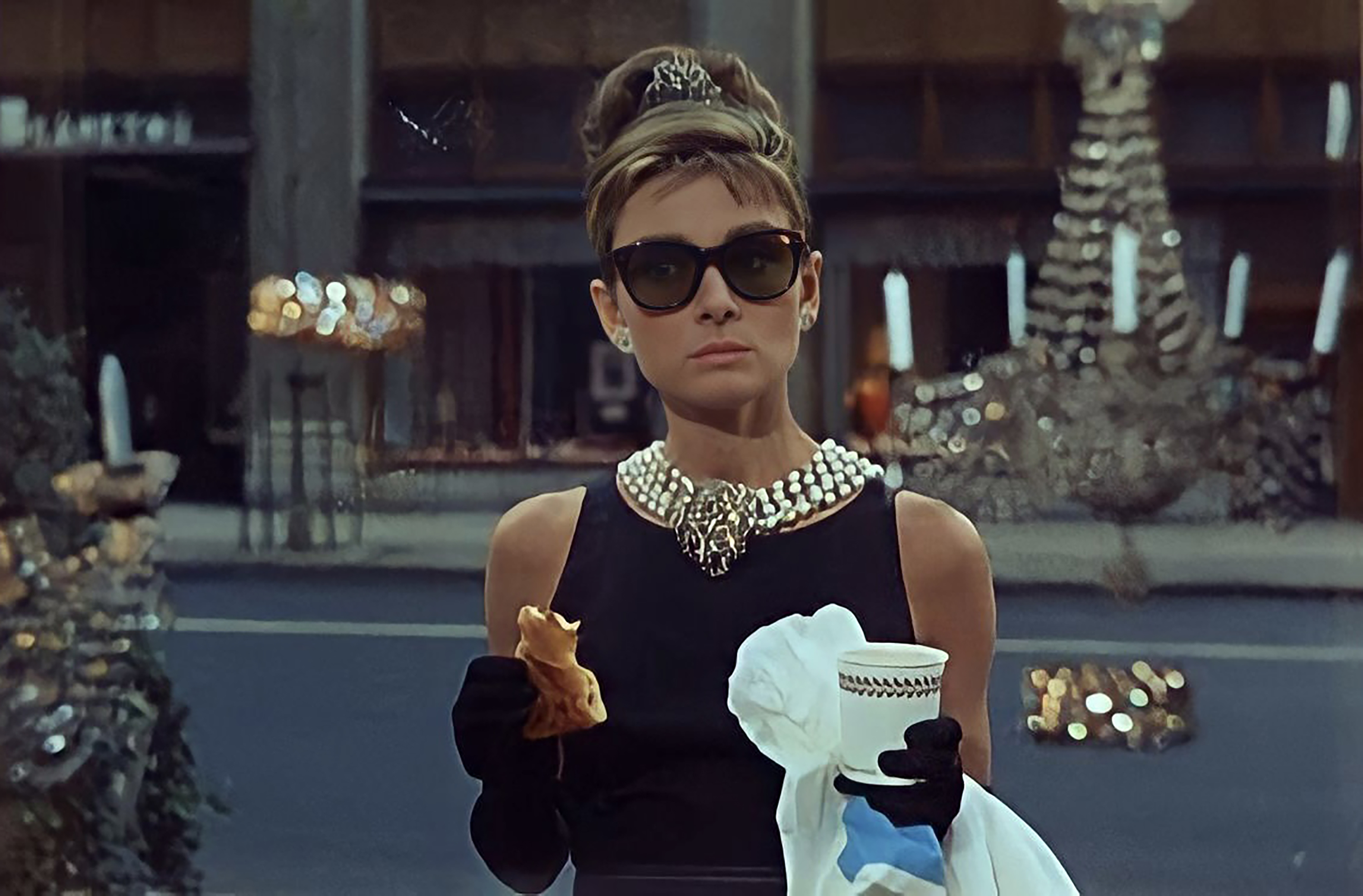 Audrey Hepburn in Breakfast at Tiffany’s 