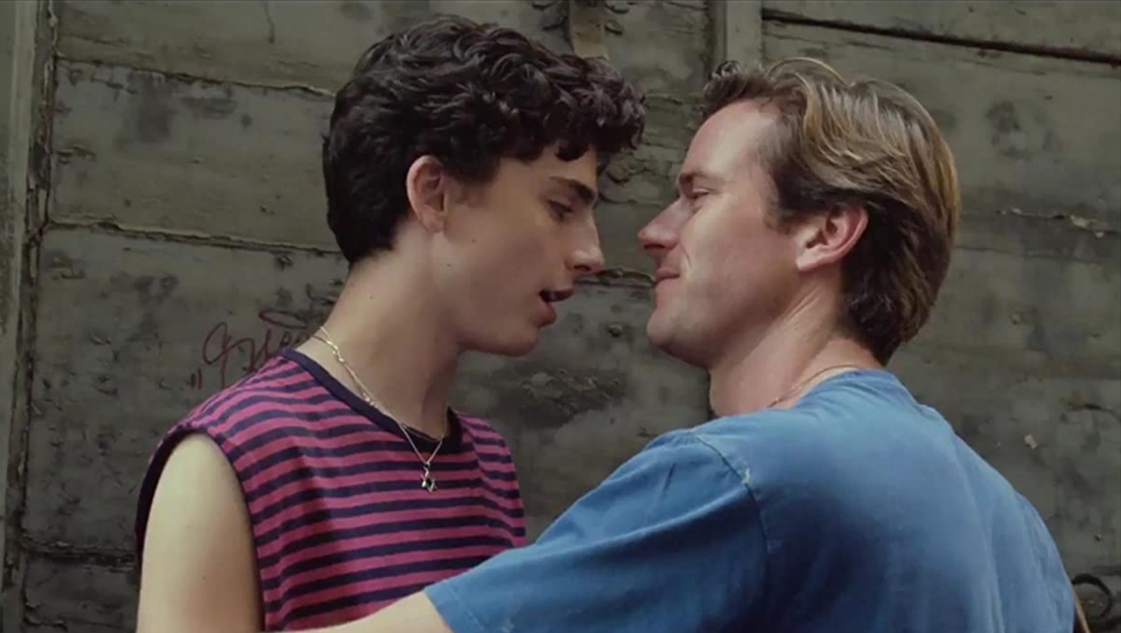 Timothée Chalamet and Armie Hammer in "Call Me by Your Name" (2017)