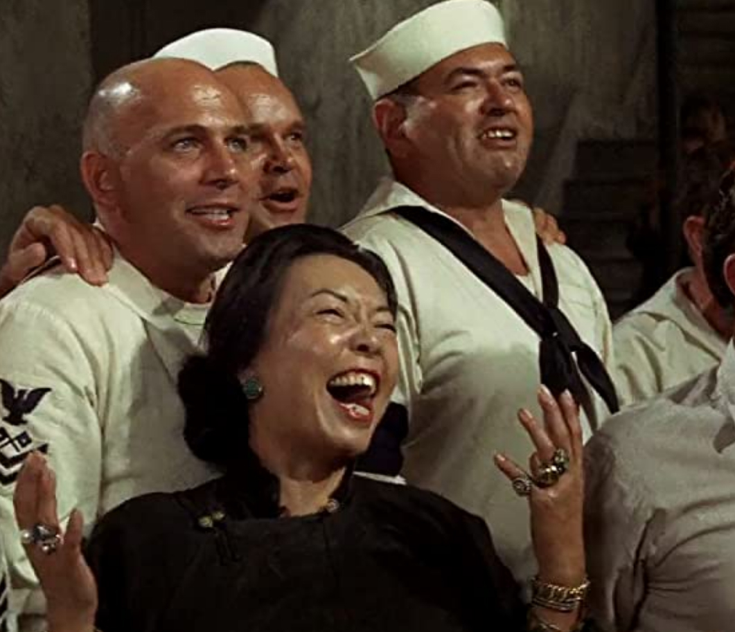 Gavin MacLeod, Simon Oakland, and Beulah Quo in “The Sand Pebbles” (1966)