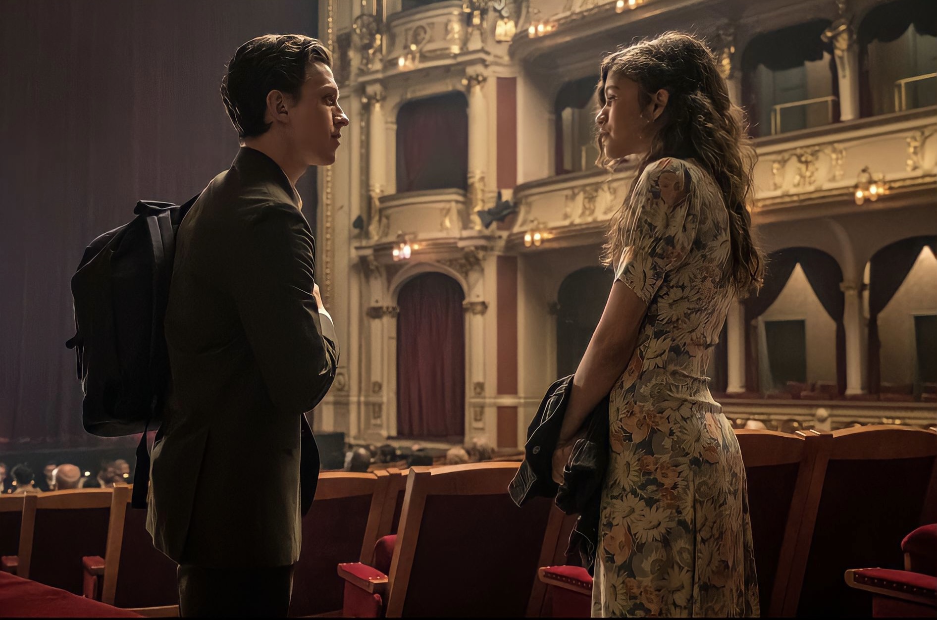 Tom Holland and Zendaya in “Spider-Man: Far from Home”