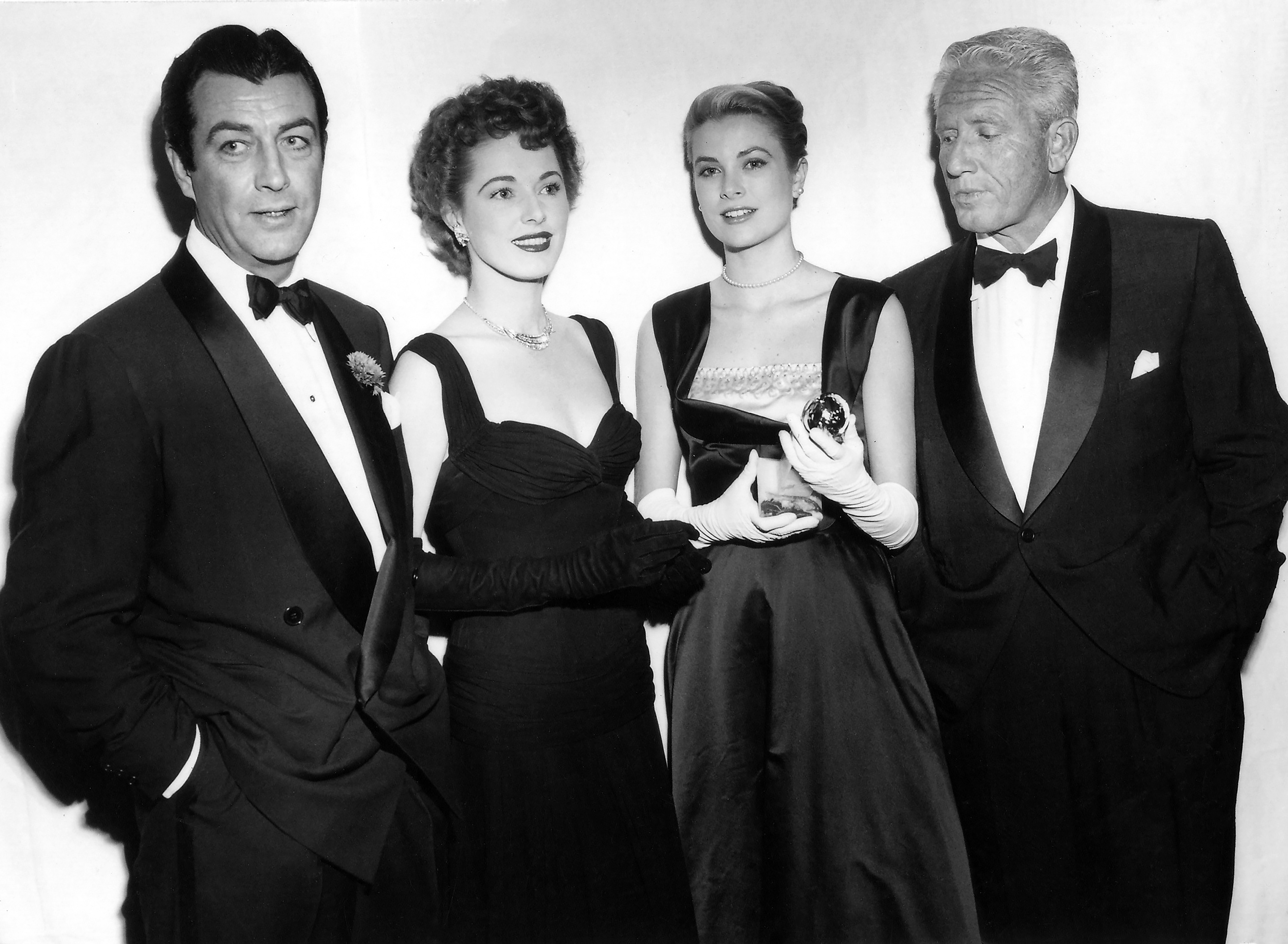 Grace Kelly, Robert Taylor, Eleanor Powell, and Spencer Tracy