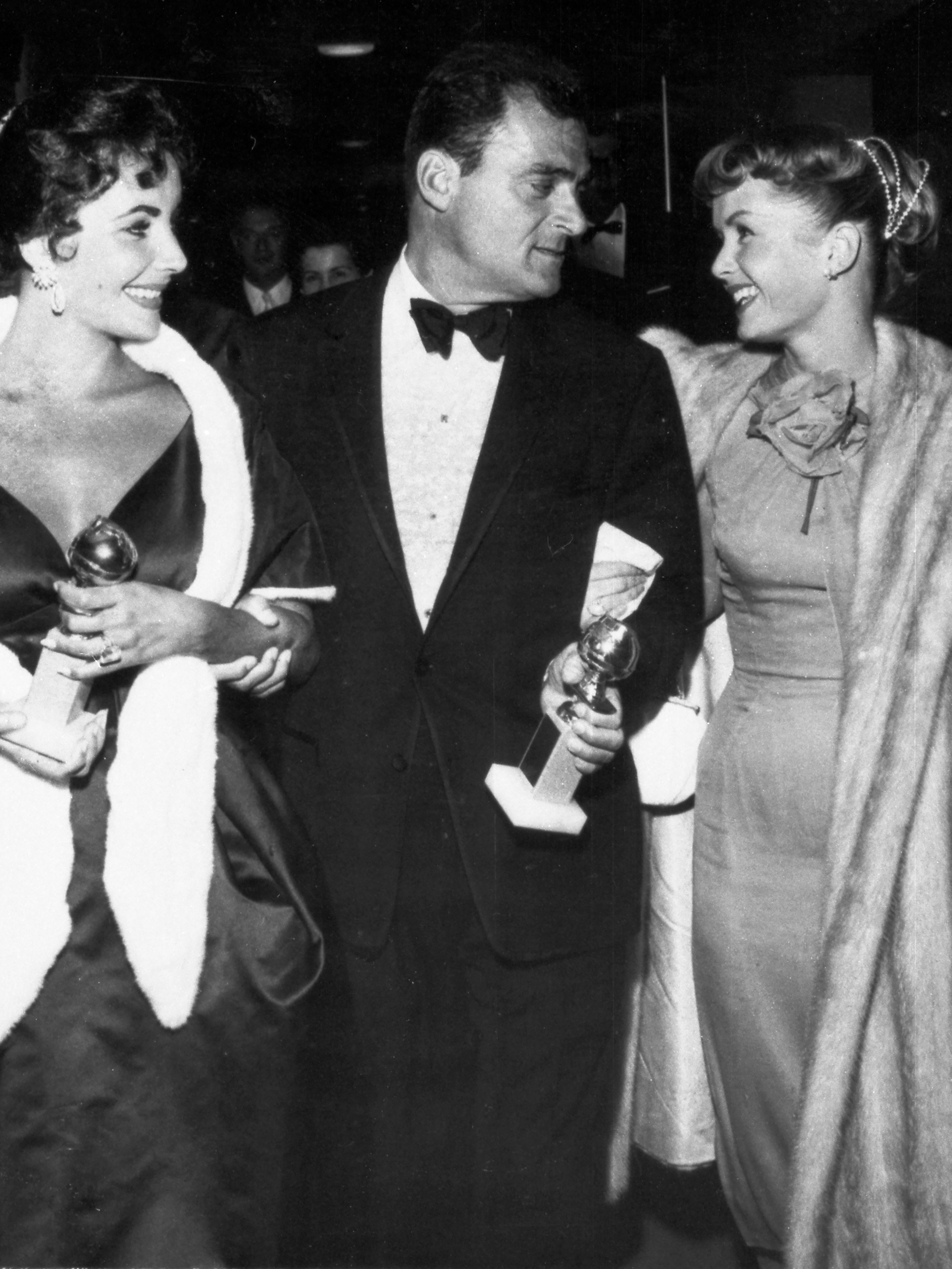 Elizabeth Taylor, Mike Todd, and Debbie Reynolds