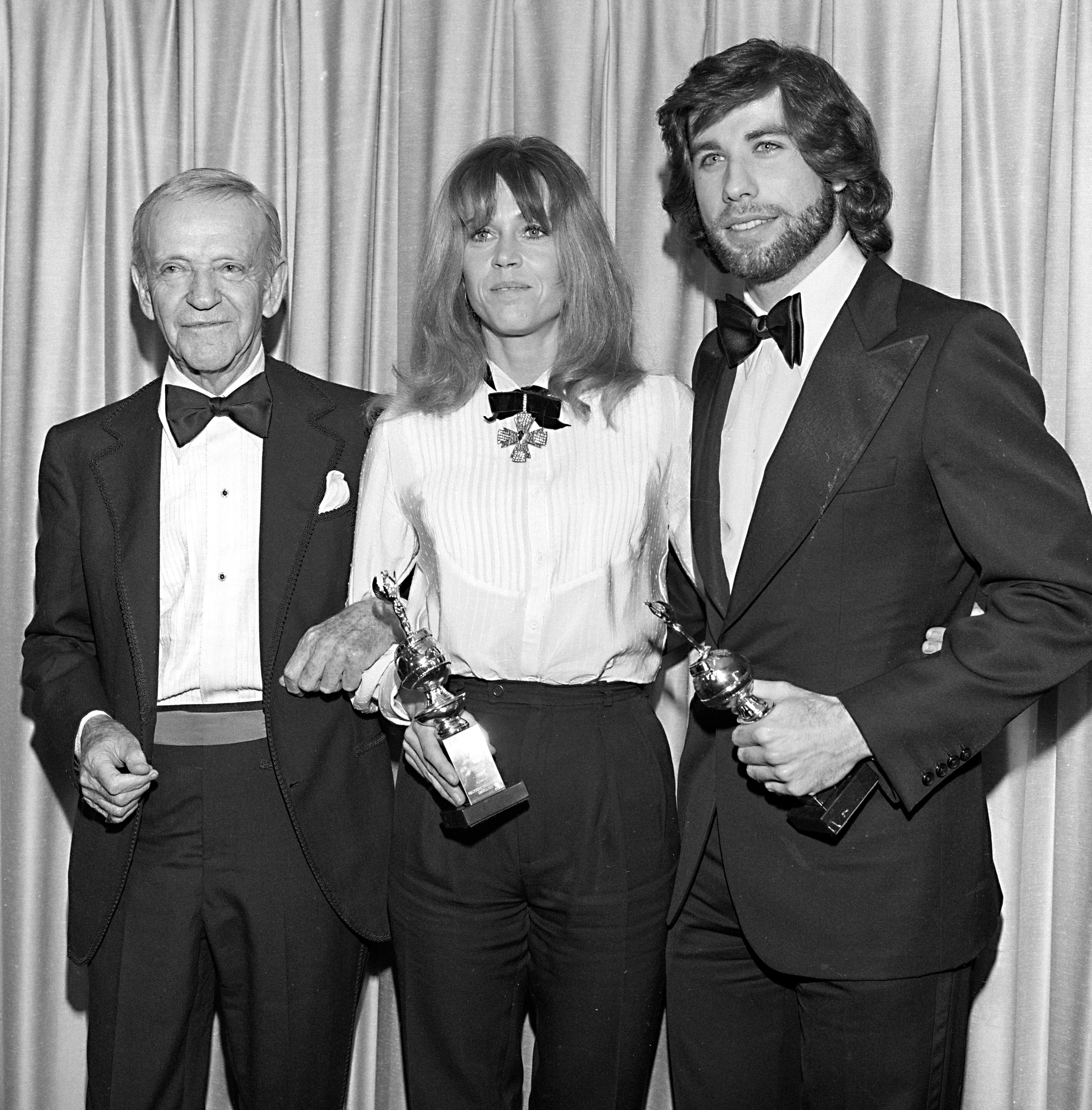 Fred Astaire, Jane Fonda, John Travolta