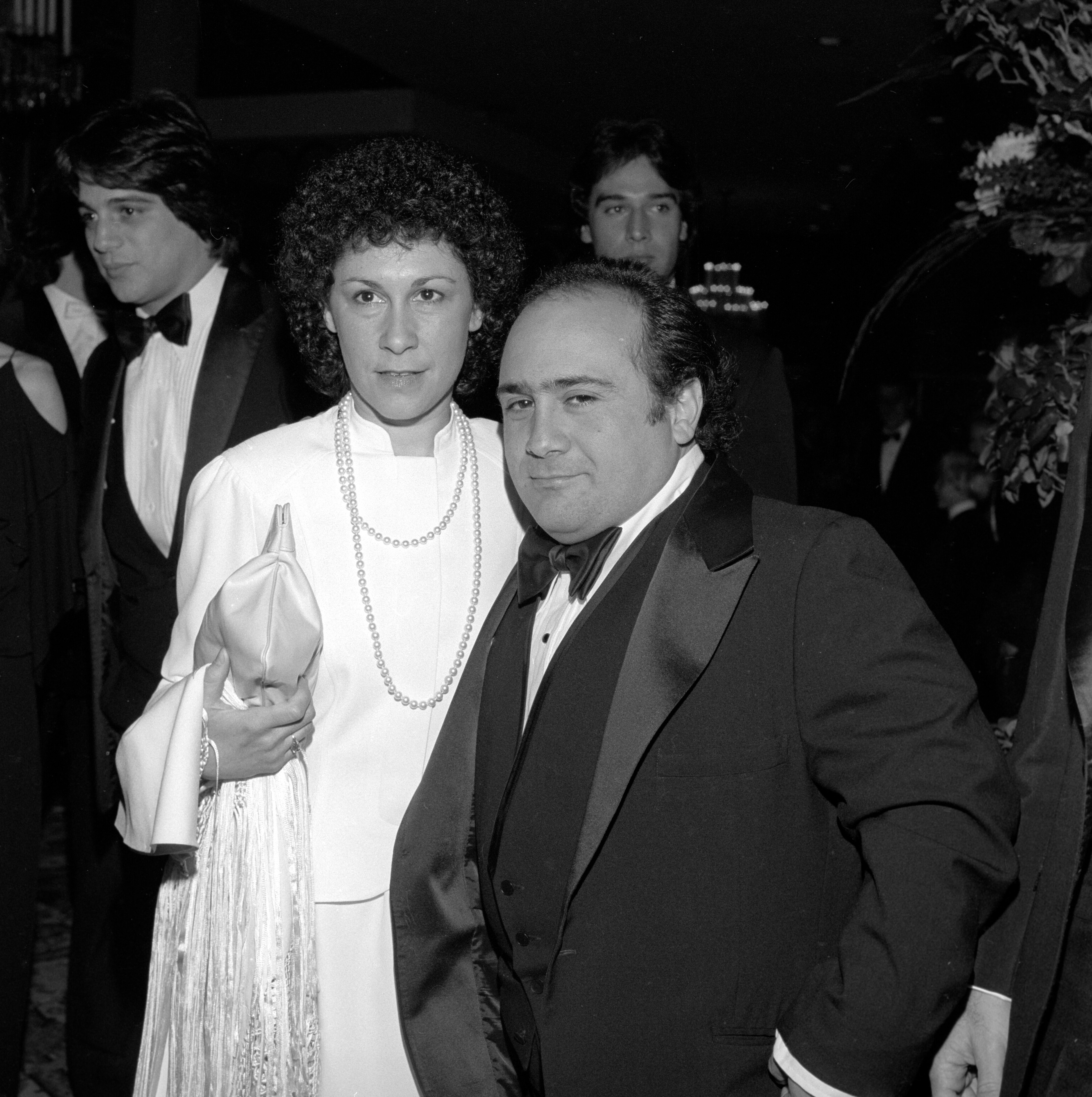 1980 Danny DeVito and Rhea Perlman, 37th Golden Globes