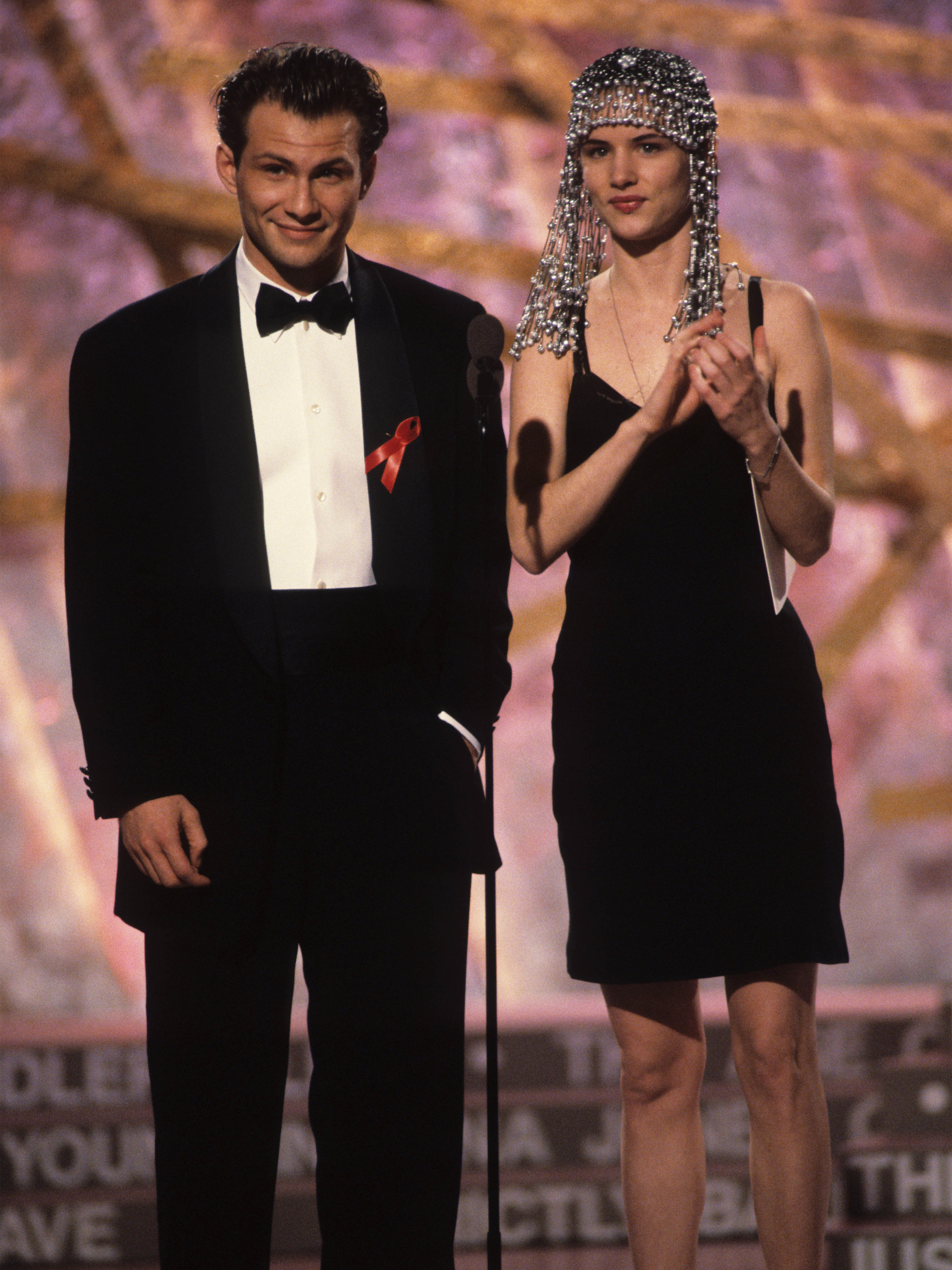 1994 Christian Slater and Juliette Lewis, 51st Golden Globes