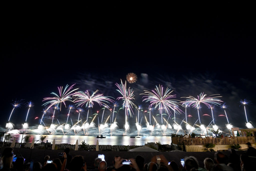 Bastille Day Fireworks - The 74th Annual Cannes Film Festival