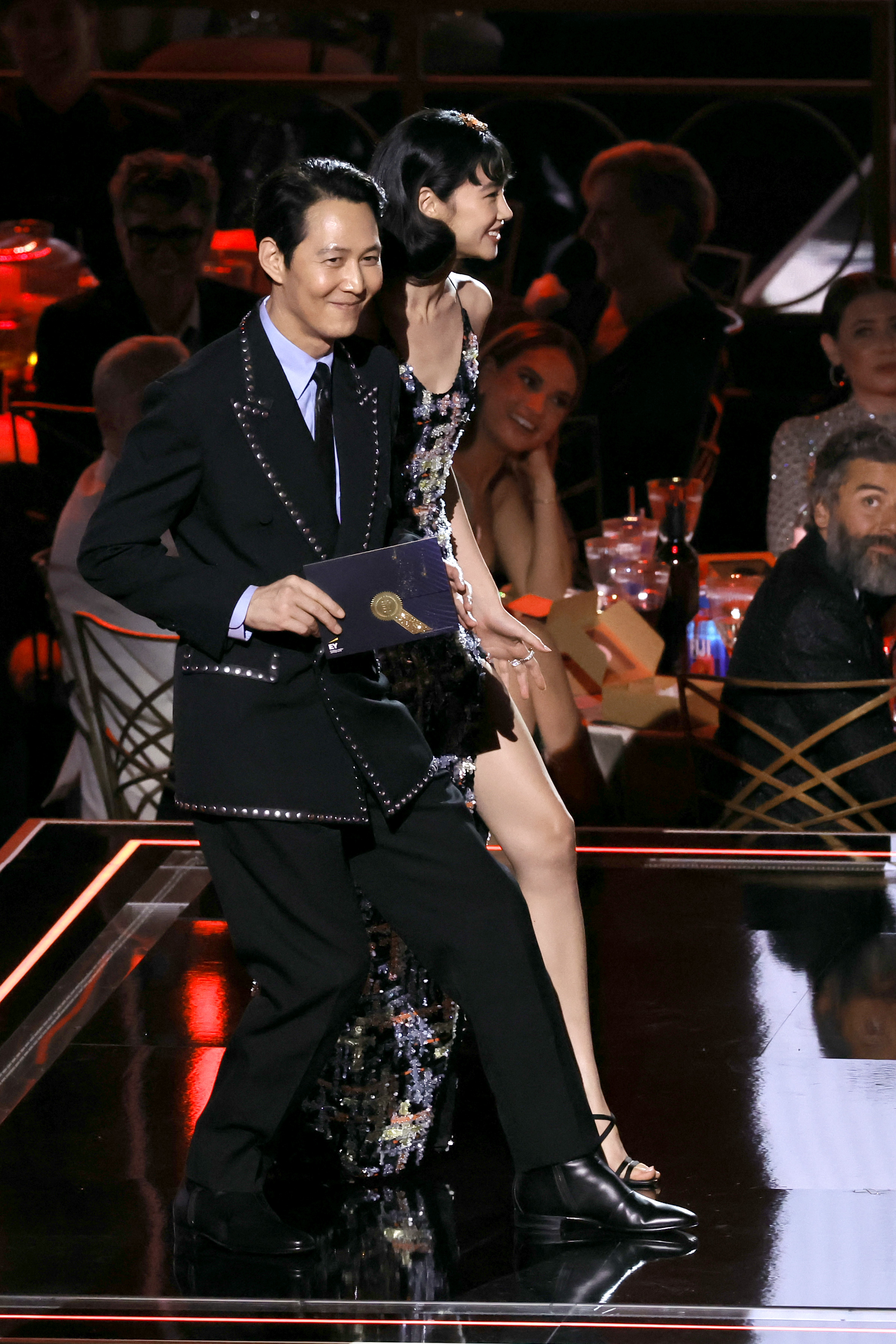 (L-R) Lee Jung-jae and HoYeon Jung