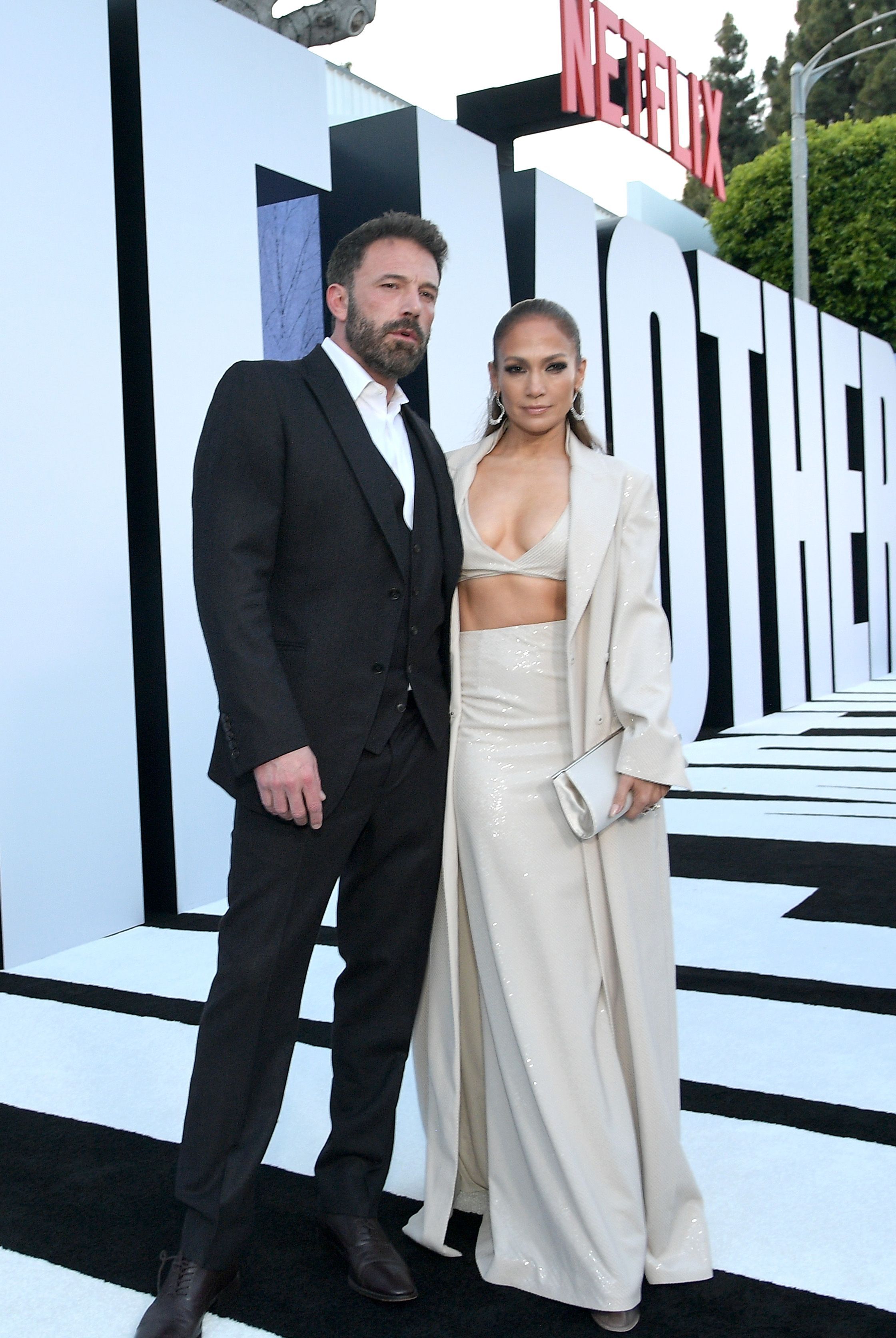 Ben Affleck and Jennifer Lopez attend "The Mother" Los Angeles Premiere Event at Westwood Village 