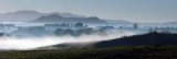 Early morning fog rises from the valleys near Otor