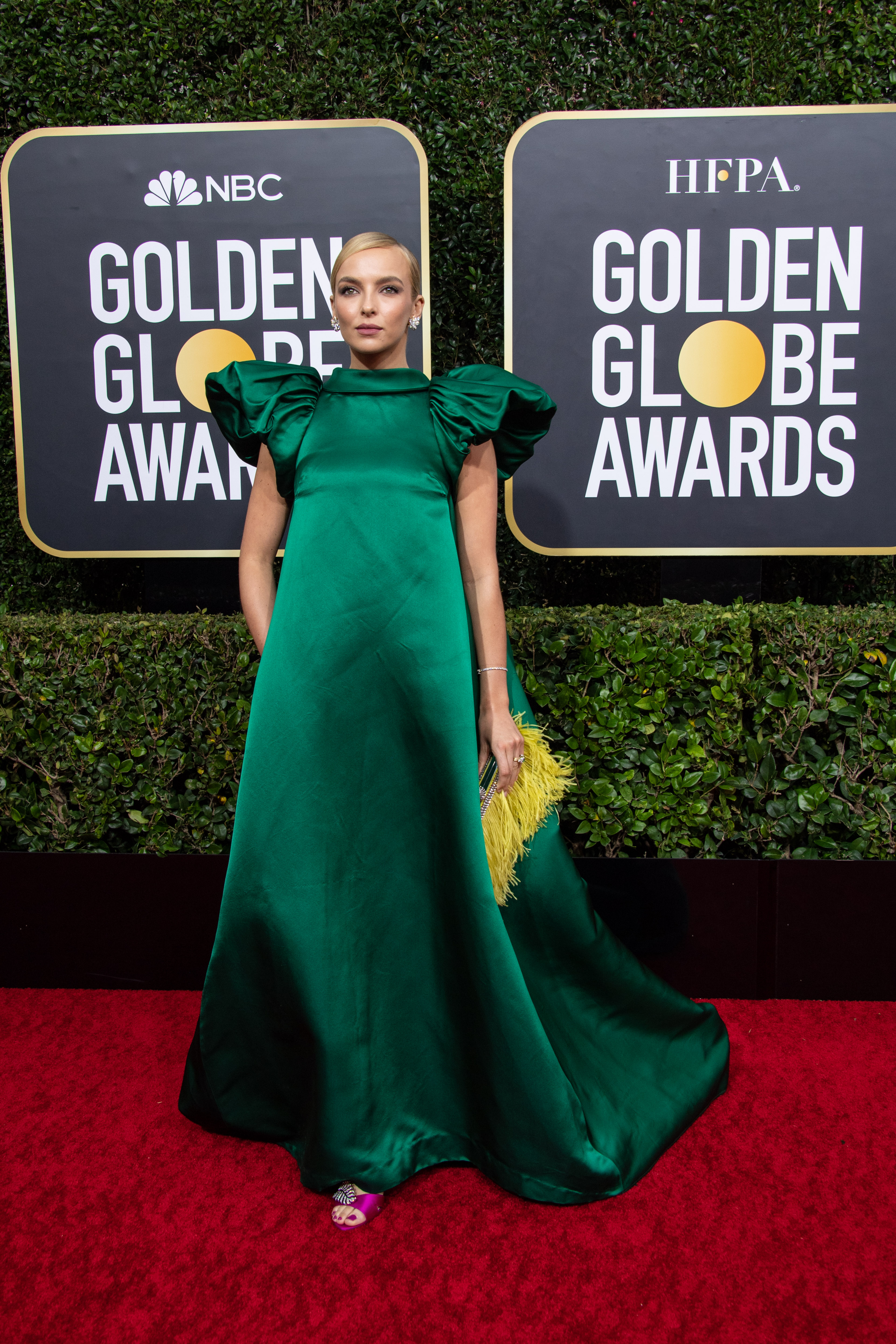 Golden globes green store dress