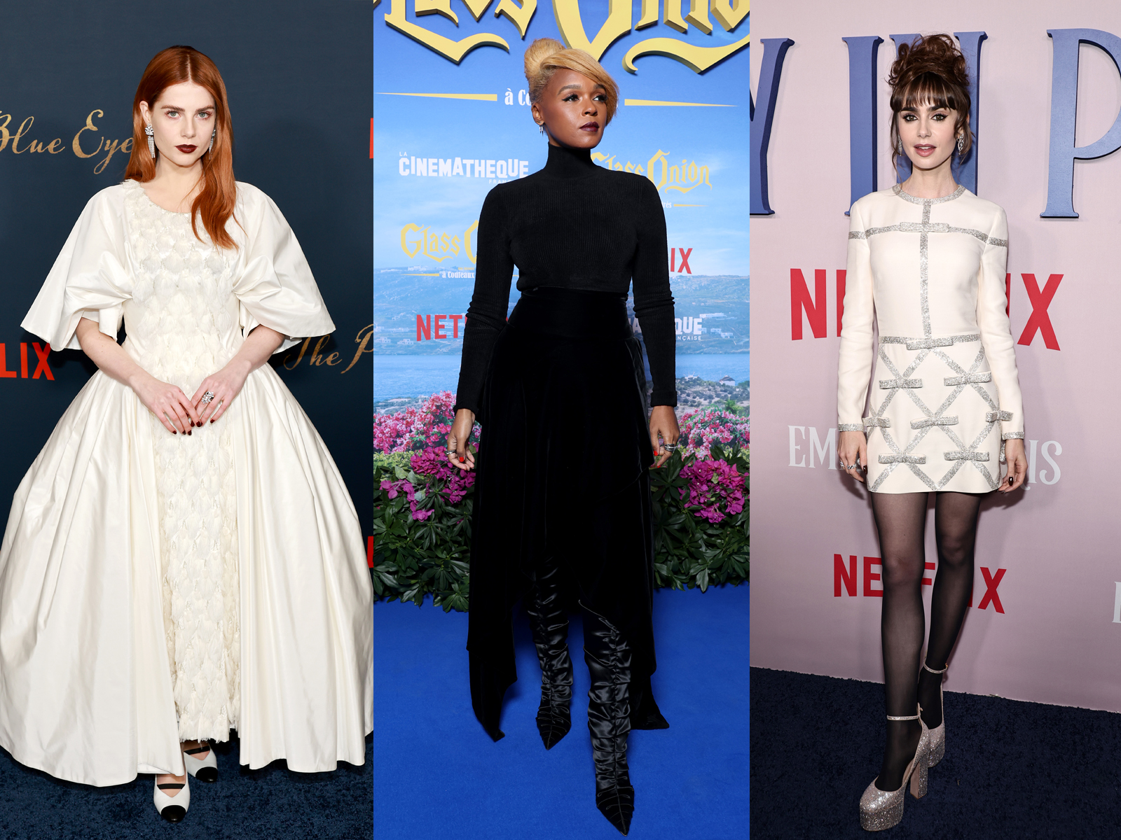 Lucy Boynton, Janelle Monáe, Lily Collins