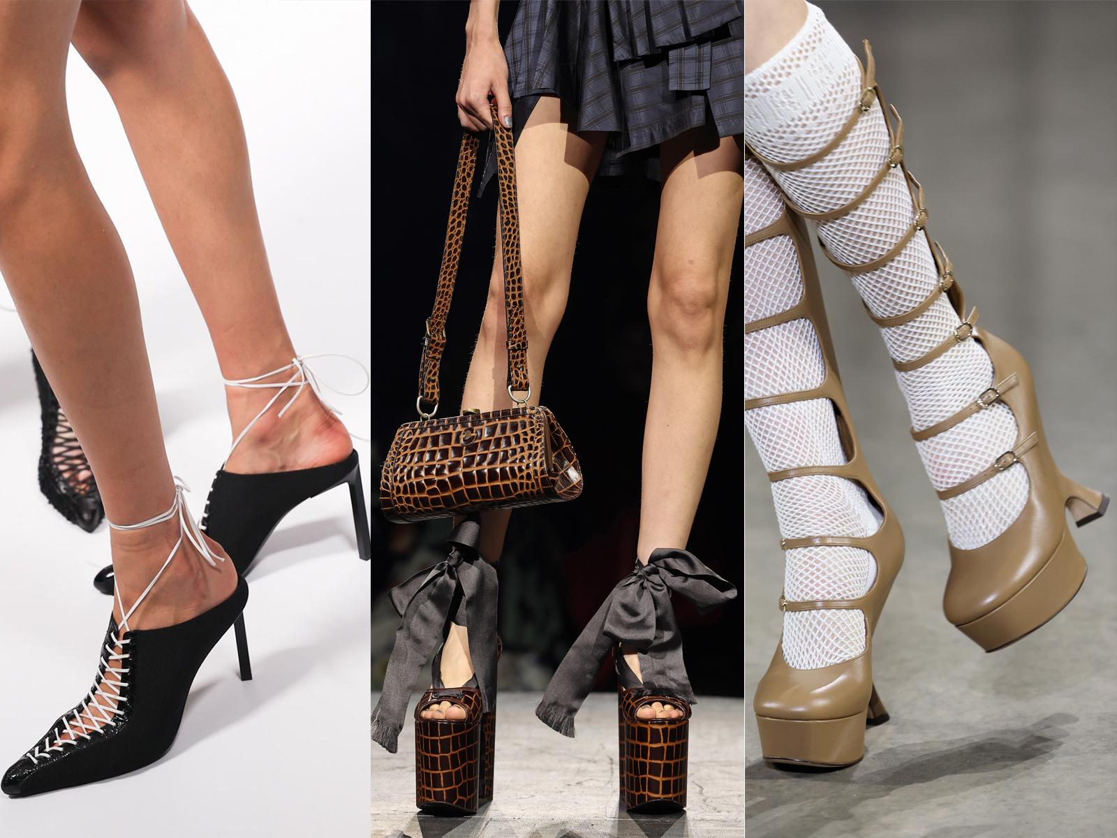 PFW Shoe Trends Inspire Fashion: Platforms, Straps and Socks