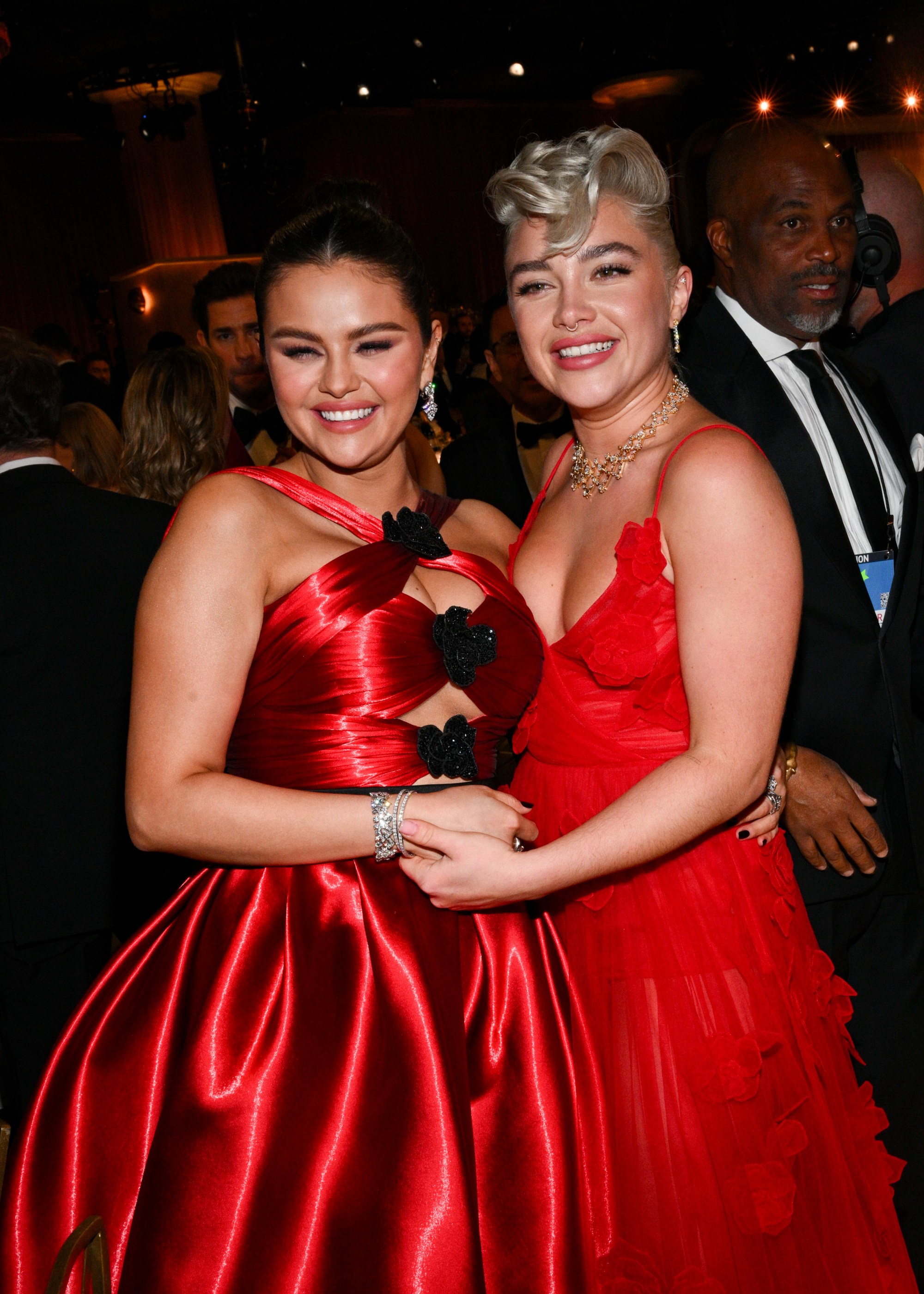 Selena Gomez and Florence Pugh Golden Globes