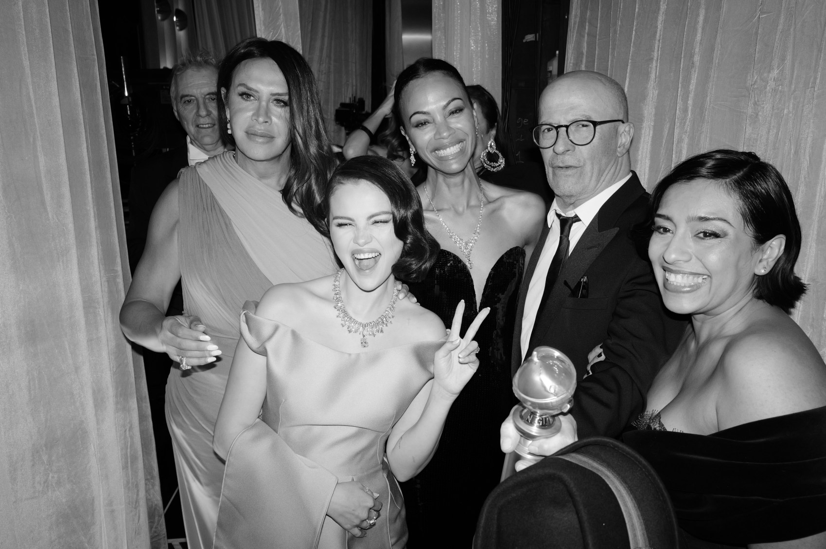 Adriana Paz, Selena Gomez, Jacques Audiard, Karla Sofía Gascón, Zoe Saldana @gregwilliamsphotography