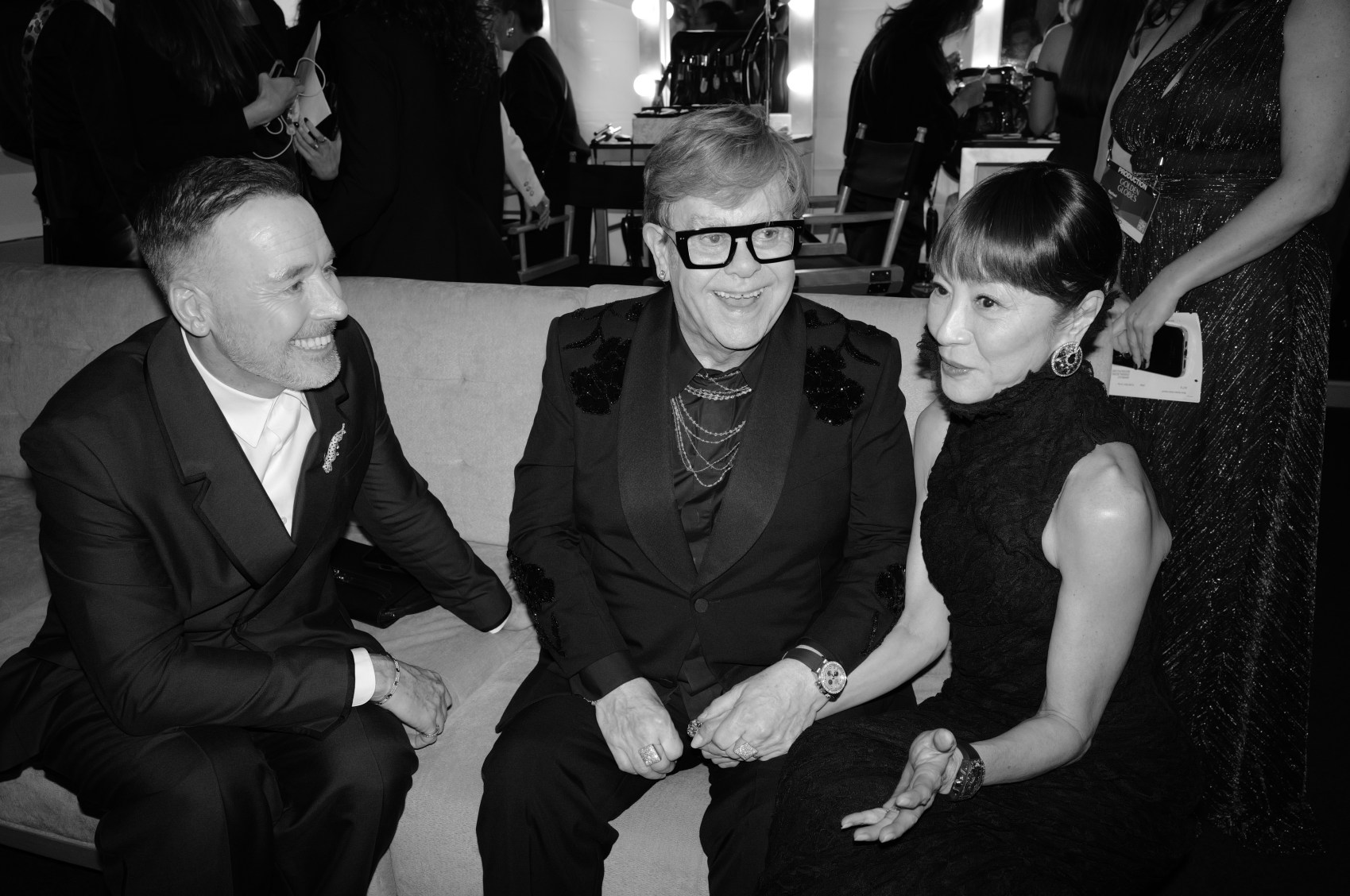 Elton John, Michelle Yeoh @gregwilliamsphotography