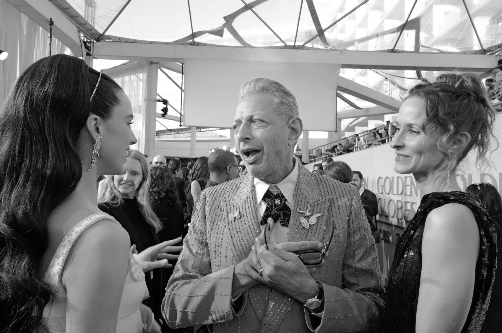 Jeff Goldblum, Margaret Qualley @gregwilliamsphotography