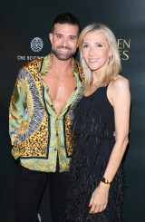 Omar Sharif Jr., Helen Hoehne at the Golden Globes x Aman Beverly Hills Party