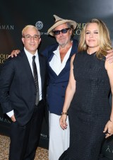 Jason Weinberg, Julian Schnabel, Alicia Silverstone at the Golden Globes x Aman Beverly Hills Party