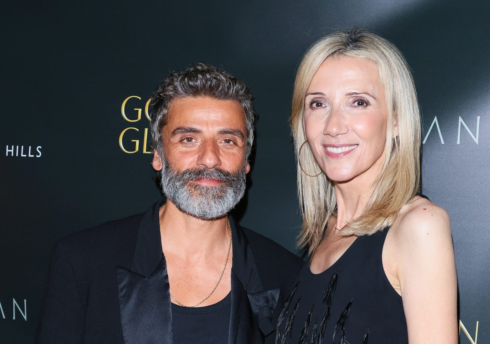Oscar Isaac, Helen Hoehne at the Golden Globes Aman Venice party