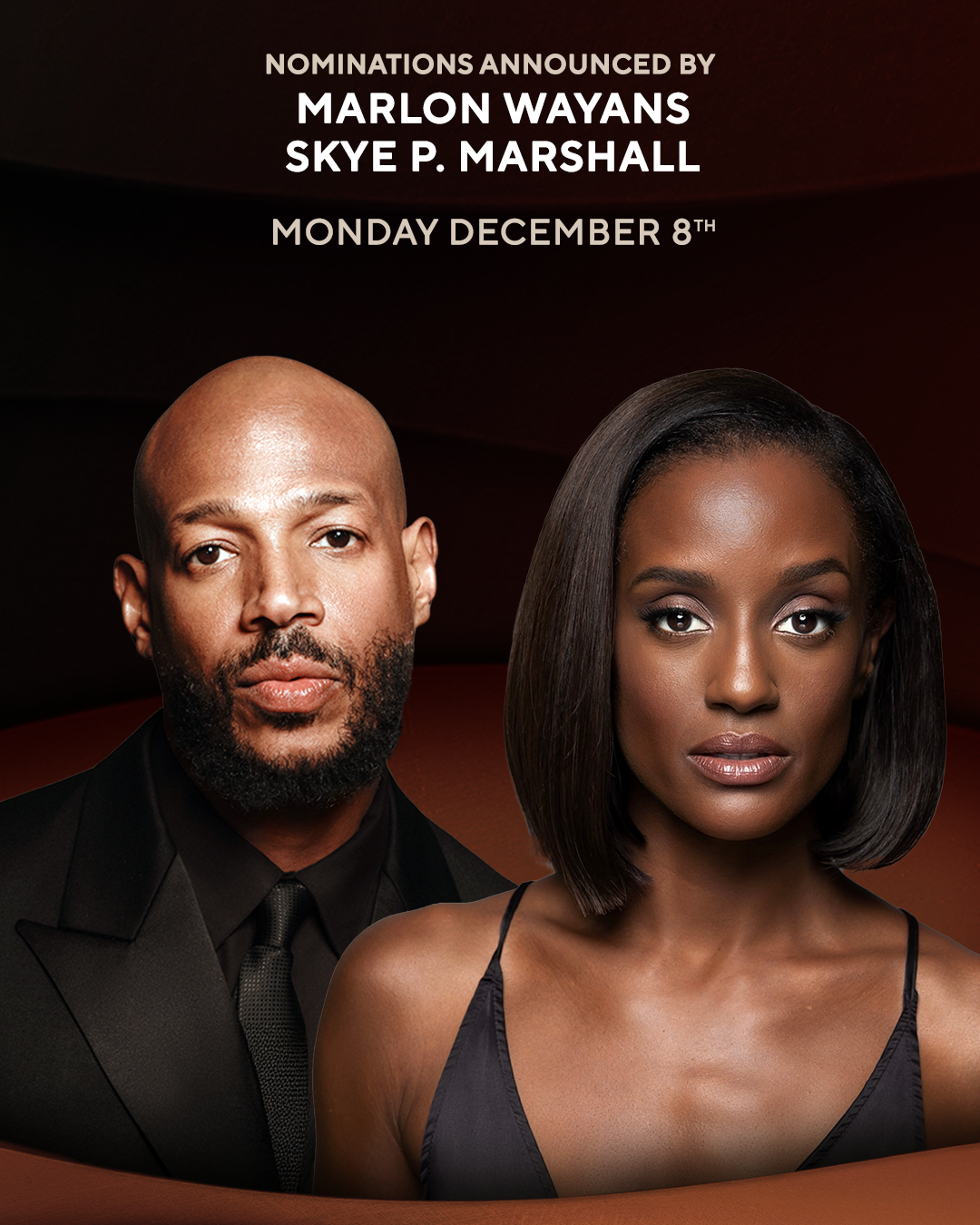 Image for Marlon Wayons, Skye P. Marshall to Announce Globes Nominees on Dec.