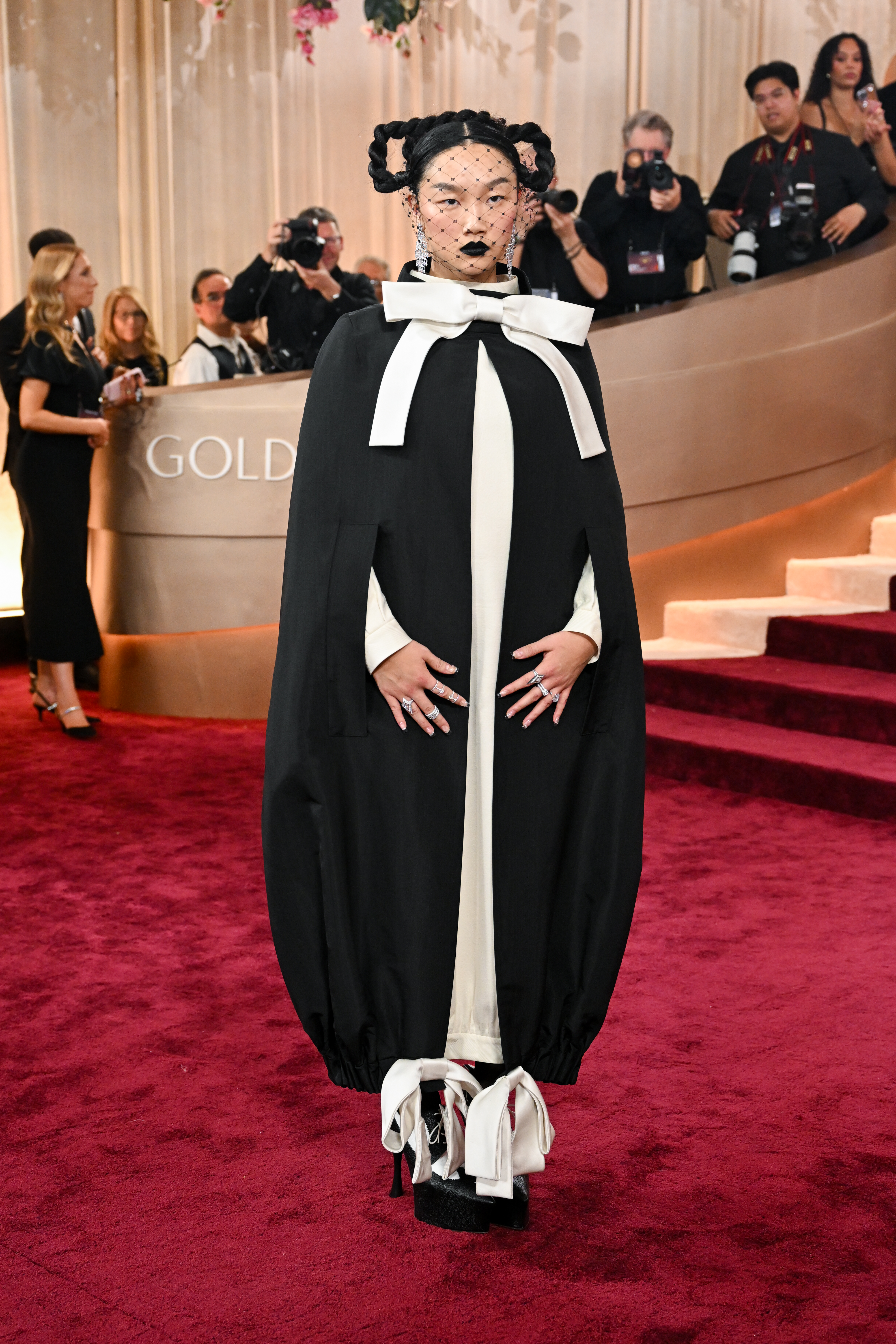 Audrey Nuna Arriving At The 83rd Annual Golden Globes Arrivals GF1 1410 