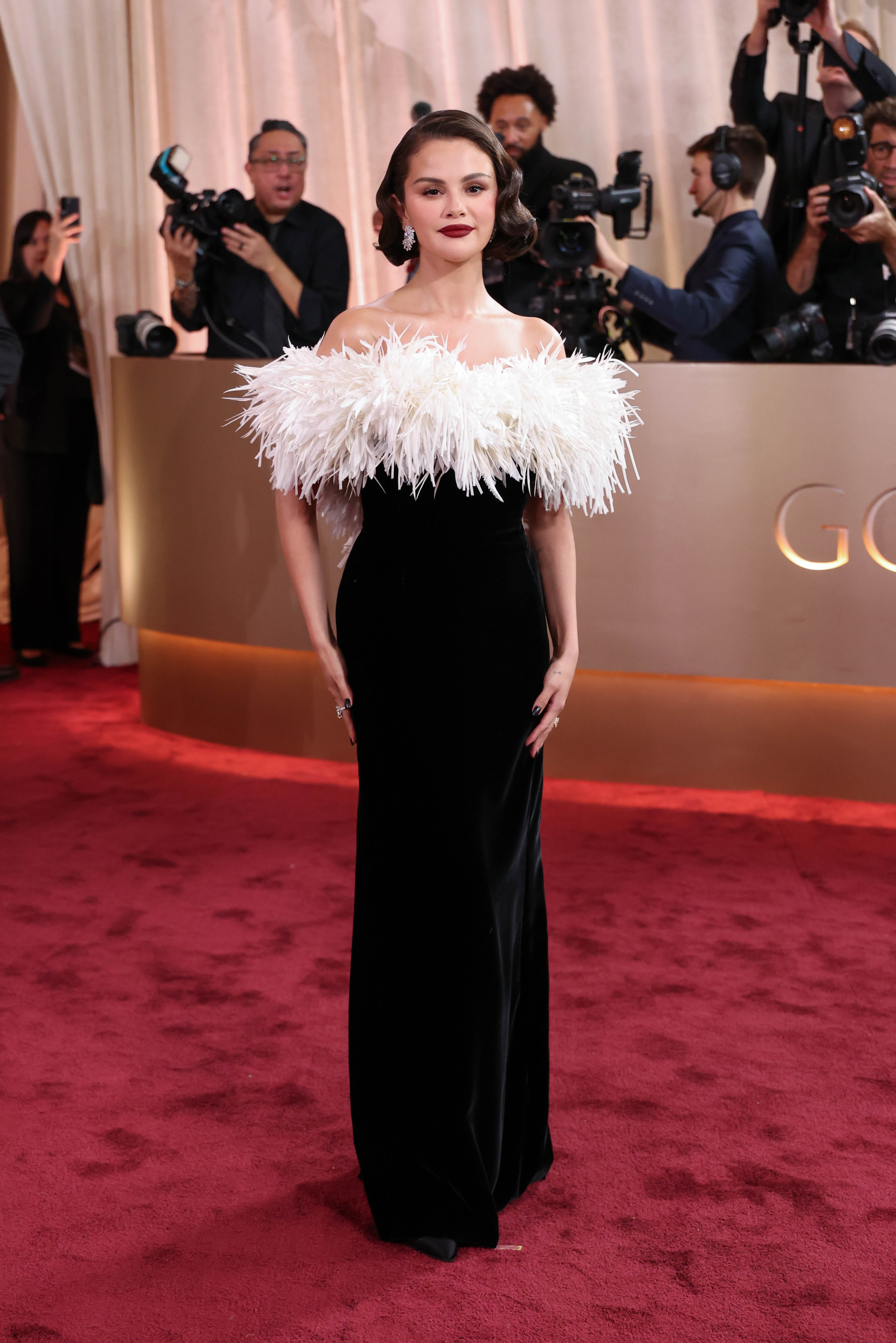 Selena Gomez arriving at the 83rd Annual Golden Globes - Arrivals