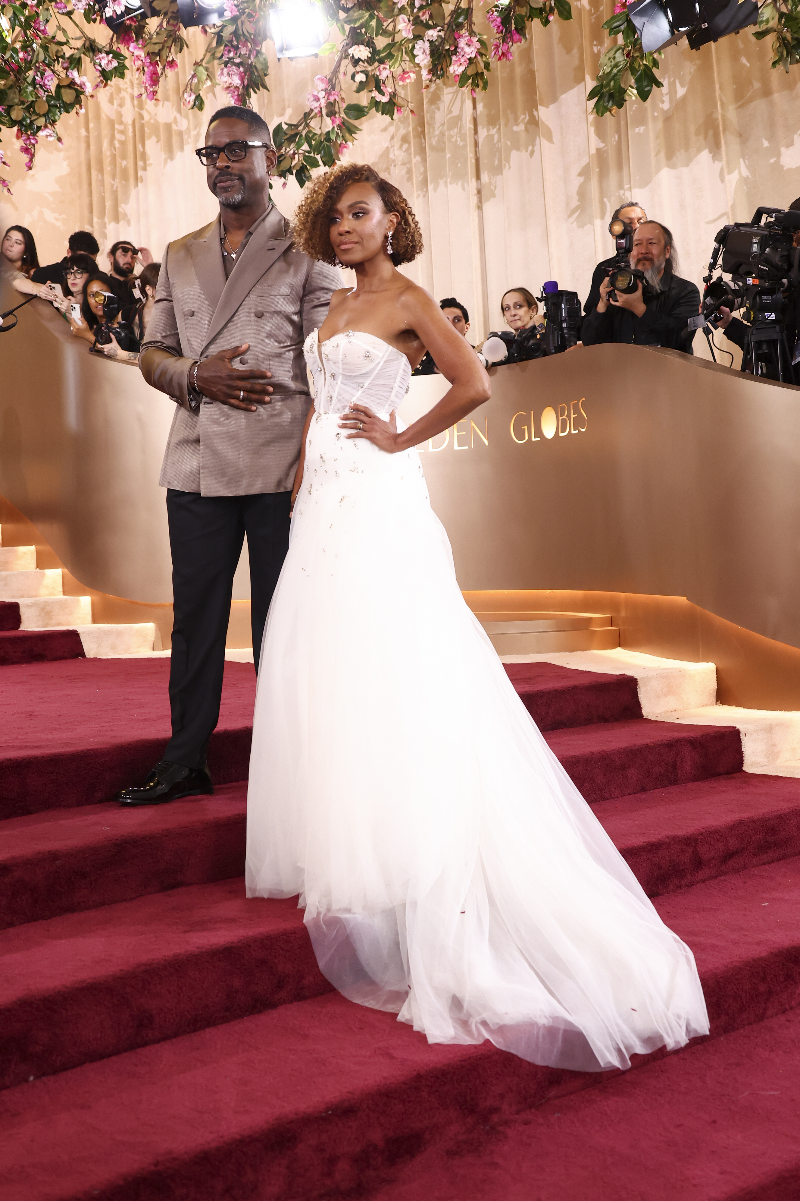 Sterling K. Brown arriving at the 83rd Annual Golden Globes